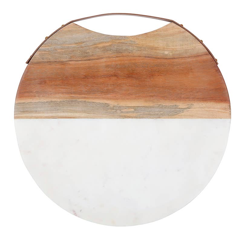 Acacia & Marble Serving Board